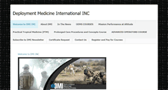 Desktop Screenshot of deploymentmedicine.com