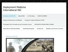Tablet Screenshot of deploymentmedicine.com